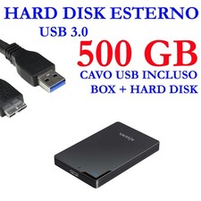 HDD HARD DISK ESTERNO 500GB