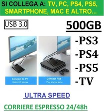 500GB HARD DISK ESTERNO VELOCE