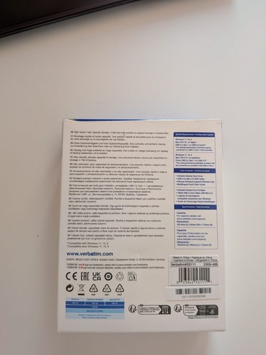 Verbatim hard disk - hard, esterno